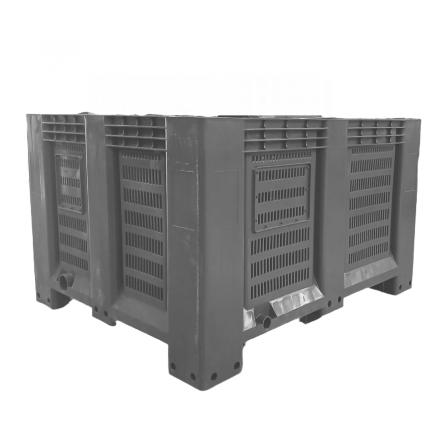 Арт. K-BOX 1210_P. Контейнер перфорированный на ножках