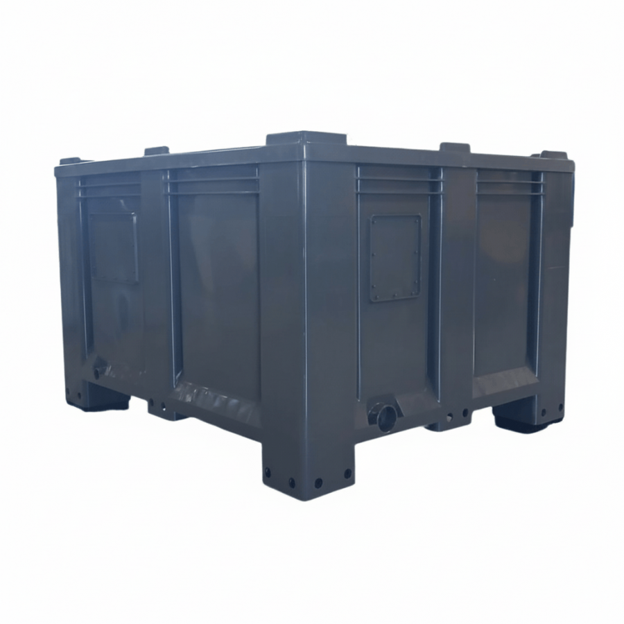 Арт. K-BOX 1210_S. Контейнер сплошной на ножках